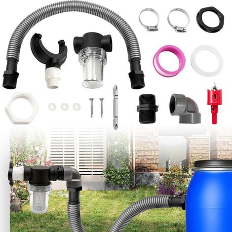 Rainwater collector with filter for downpipes from 70 to 110 mm (1/5)