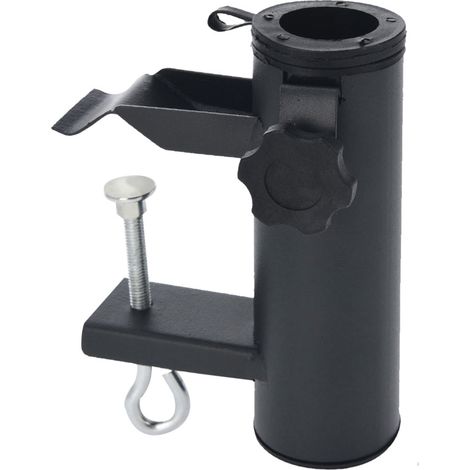 Linder Exclusiv Terrassenschirm-Klemme, Sonnenschirmhalter Balkongeländer, Schirmständer für die Terrasse, Schirmständer für Veranstaltungen im Freien, Camping