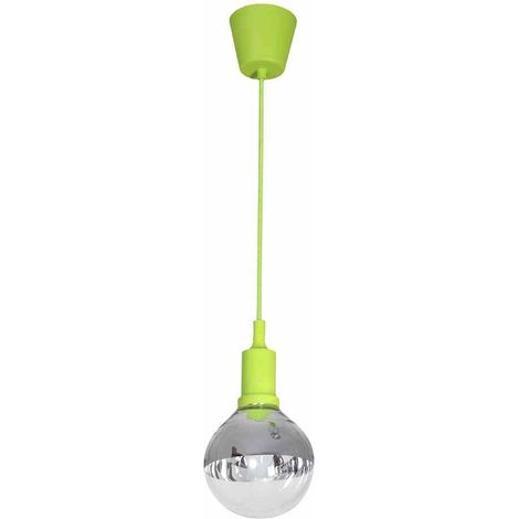 Suspension Milagro Bubble verte verre Ø12 LED 5W 4000K