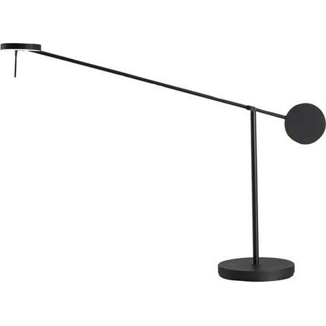 Grok Invisible - Lampe à poser LED Gradateur Matt Black Touch 765lm 2700K