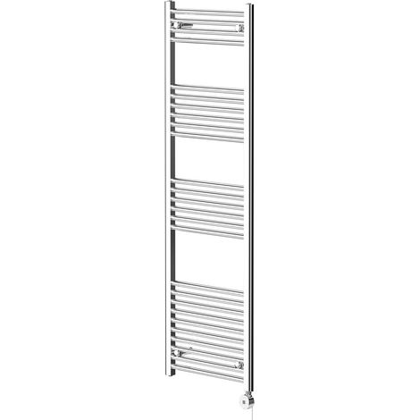 Pizarro Chrome 1600mm x 500mm Straight Digital Thermostatic Electric Heated Towel Rail (1/5)