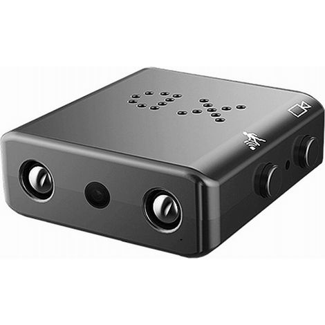 Mini-Smart-Überwachungskamera 1080P WLAN-Kamera Schwarz Daueraufnahme Infrarot Einsteigerfreundliche Bewegungserkennung 1 Kamera Überwachung Zuhause Büro Nanny Cam 2,8 cm TF-Karte 128 GB SD-Karte 32 G (1/4)