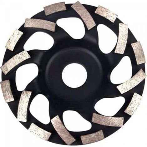 Disque Diamant 125, Disque Poncage Beton, Meulage pour le Béton, Disque abrasif diamanté Extra Speed Béton 125mm Disque Abrasif Diamanté pour Béton, Maçonnerie, Granit, Meule Diamantée pour Meuleuse (1/5)