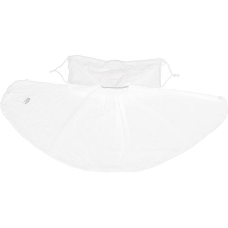 Atmungsaktive Sonnenschutzmaske aus Eisseide, Sonnenschutz für Golf und andere Outdoor-Aktivitäten, weiß (1/5)