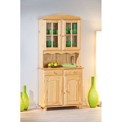 Aparador - Cómoda Roble Marrón 32x88x198h cm (1/4)