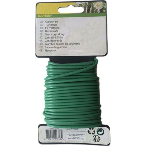 [Gartenbefestigungsdraht] [Grün] [3,5 mm] [8 m/10 m/5 m] [Für Pflanzen & Dekoration] [Stark]