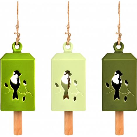 Carillon - L 11,1 x l 11,1 x H 21,8 cm - Couleur aléatoire - Livraison gratuite
