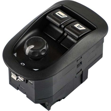Power window switch for Peugeot 306 206 – 17-pin mirror control – Easy installation without modification – Durable material (1/5)