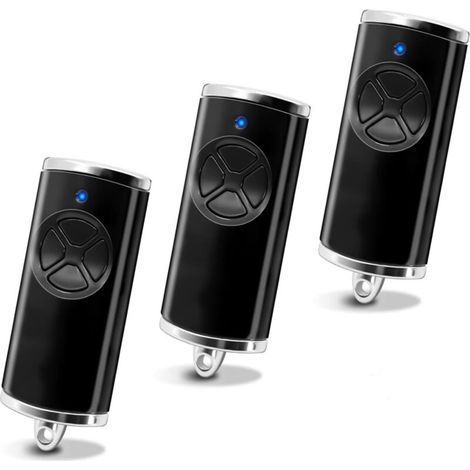 868-MHz-Garagentor-Fernbedienung, 4-Kanal-Torfernbedienung für Hörmann-Handsender, Tor- und Garagentorfernbedienung kompatibel mit Hörmann HSM4 HSE2 HS1 HS4 HSZ1 HSZ2 (3 Stück)