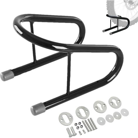 Arrêt de moto de remorque, support avant de moto - Parking automatique - by -stand -up - Support de roue de stationnement facile - Arrêt de moto - Remorque - Arrêt de roue (1/5)