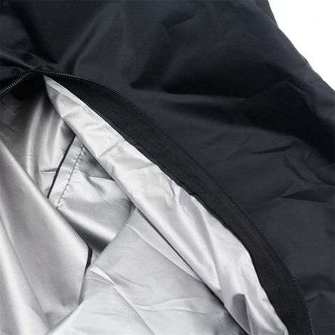 Waterproof Polyester Protective Cover Storage Bag with Handle for Garden Cushions Outdoor Furniture Organizer Black (1/5)