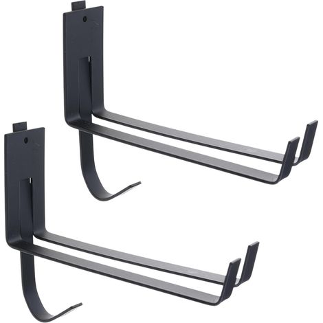 Lot de 2 supports muraux pour planche de surf - Rangement intérieur - Pour longboards et shortboard - Support mural pour planche de surf (1/5)