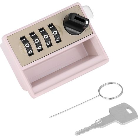 Serrure De Cabinet À Code 4 Chiffres - Verrouillage Numérique Sans Clé - Pour Armoire Tiroir Boîte À Outils - 1 Pièce (1/5)