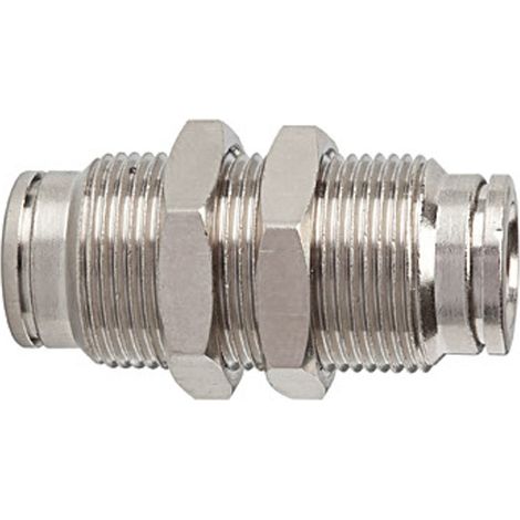 Riegler Gerade Schott-Steckverbindung »metallica«, M20x1,0, Messing vern. (1/3)