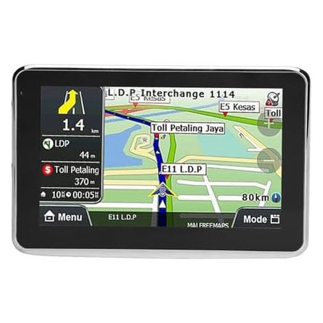 Universal Car GPS Navigator GPS Navigator with 5 Inch DDR256M 8GB MP3 FM Map Europe 1 (Black) (1/5)