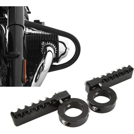 1 paire de crampons de pédales pour moto cruiser, adaptés aux tubes de pare-chocs de 32 mm de diamètre. (1/5)