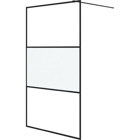 Maison Exclusive - Parete Doccia Walk in 115x195 cm Vetro Semi Smerigliato ESG