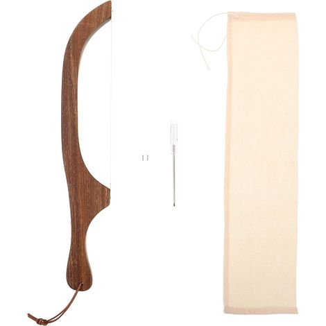 Couteau à Bois Robuste avec Lame Dentelée pour Découpe Précise Miettes Trancheuse Manuelle pour Cuisine Maison et Boulangerie (1/5)