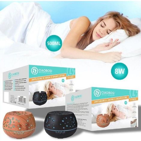 Linq - Diffusore Aromi Umidificatore Ultrasuoni 500ml 8w Aromaterapia Oli Essenziali Tx-8360 - (1/4)