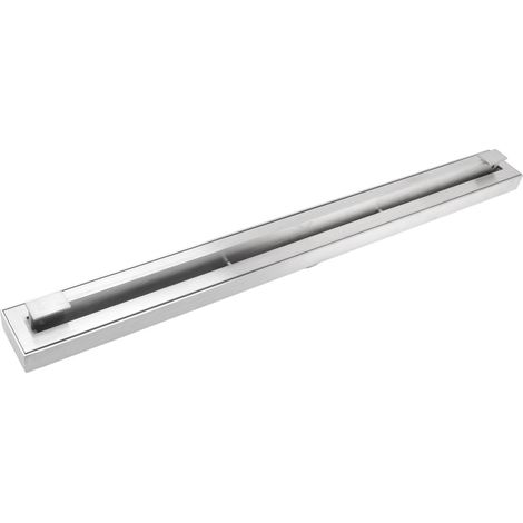 Caniveau linéaire inox épaissi anti-odeurs grille douche cuisine salle de bain machine à laver (1/5)