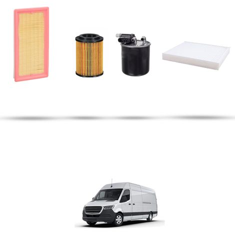 Kit tagliando 4 filtri compatibile con Mercedes Sprinter III 907,910) 211 CDI 84kw dal 2020 (1/5)