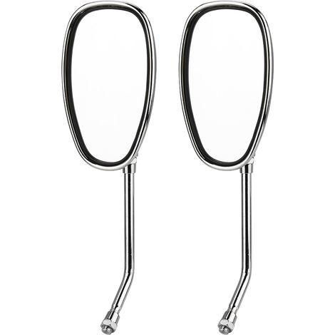 Rétroviseurs latéraux vintage pour moto - Noir (lot de 2) (1/5)