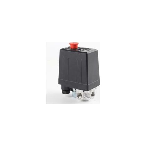 Pressostat de compresseur d'air ¼" NPT – Monophasique – 10 Bar/145psi – 4 sorties – Contrôle de pression ajustable (1/5)