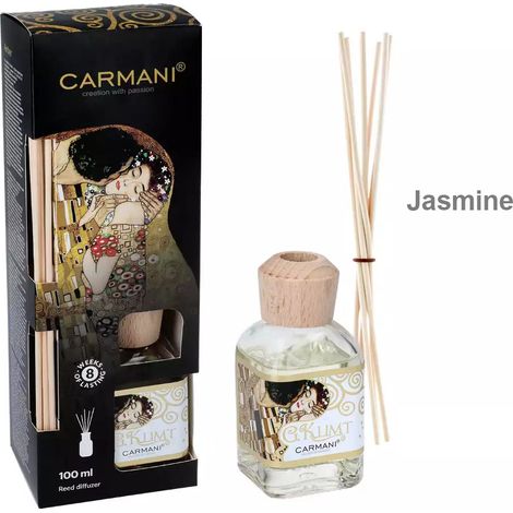 Diffusore di fragranze Klimt con bastoncini, profumo di gelsomino, deodorante per ambienti