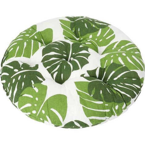Coussin de chaise - HAWUJ - rond 15 pouces bistrot - terrasse jardin (1/3)