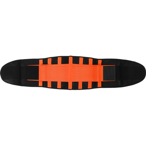 Ceinture lombaire respirante et légère, soutien dorsal confortable pour le sport et le quotidien - Orange