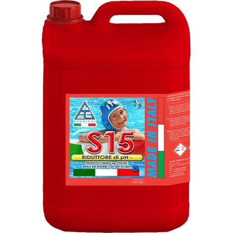 Correttore di PH (Ph-) Ph Liquido Ph Meno Minus Per Piscine Lt. 5 S15