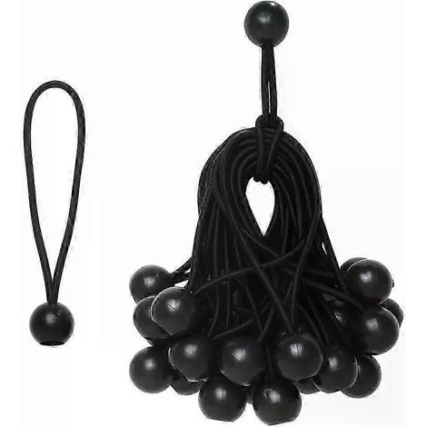 Lot de 30 embouts de corde élastique pour bâche, fixation pour poteau de bateau, accessoires de camping et de tente - JXLGV (1/5)