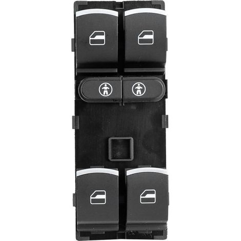 Power Master Fensterheberschalter vorne links, kompatibel mit Sharan, Touran und Seat 7P6 959 857 (1/5)