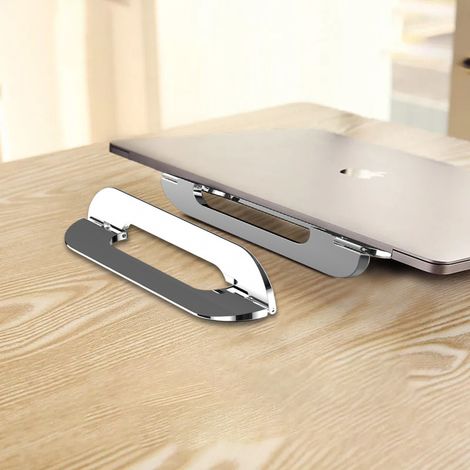 Support pliable invisible pour ordinateur portable en alliage de zinc compact et resistant pour telephone tablette et ordinateur