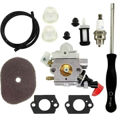 Carburateur avec Filtre à air pour Stihl FS40 FS50 FS56 FS70 FS70C FC70 FC56 FS56C HT56 HT56C KN56 KM56 KM56C Tondeuse Pièces 4144 120 0608 41441200608 C1M-s267A,