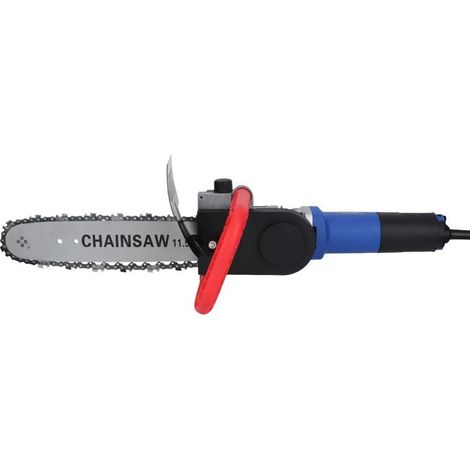 Adaptateur meuleuse vers tronçonneuse – Kit de conversion – Pour meuleuse 100/125 mm – Déflecteur en fer (1/4)