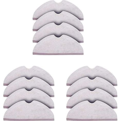 Paquete de 12 paños de microfibra para fregona de repuesto para aspiradora robot S6 S6 Pure S6 MaxV S5 Max S5 (1/3)