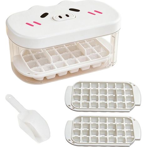à glaçons avec couvercle, récipient Portable pression facile, Design (1/5)