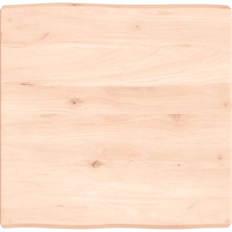 Dessus de table  Dessus de bureau  Plateau de table bois massif non traité bordure assortie