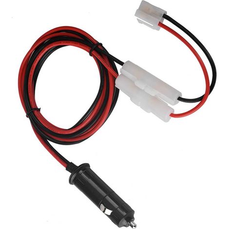 Cordon d'alimentation en Forme DE T Allume-Cigare pour Radio Mobile Ft - 7900/7800/8800/8900/1907/1807/1802, CEBLE d'alimentation Le Radio Mobile DE VOIRE (1/4)