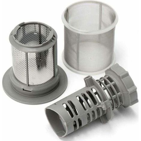 Filtre lave-vaisselle Bosch (métal + tamis fin), compatible Balay/Bosch/Siemens/Neff (1/4)