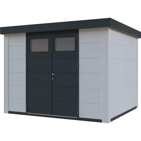 Caseta Metalica Jardin Novo Habitat Nh8 Blanca (1/5)