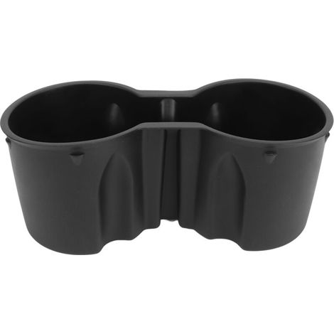 Model Y Console Centrale Insert de Porte-gobelet en Silicone pour l'eau, Antidérapante, Facile à Nettoyer, Porte-gobelet de Voiture Noir 2021-2023. (1/5)