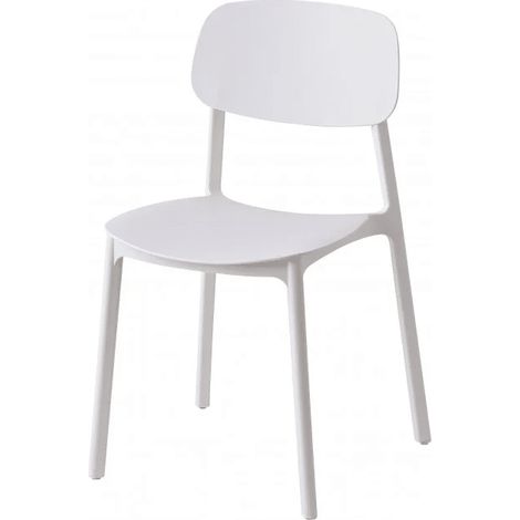 Sedia polipropilene bar ristorante cucina sedie interno esterno bianco 719k