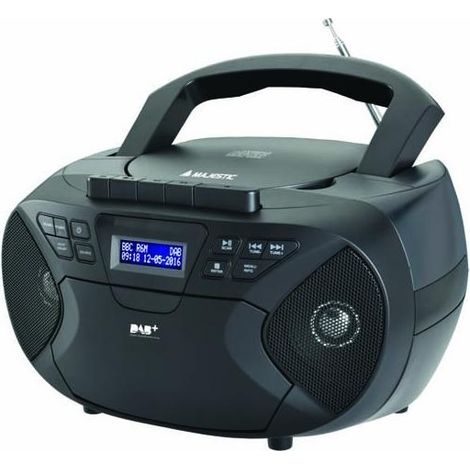 New Majestic AH-2430 DAB Tragbares Stereosystem Analog Schwarz