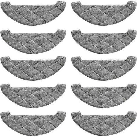 10 pièces pour kit de rechange de lingettes pour robot laveur de sols Proscenic M7 MAX