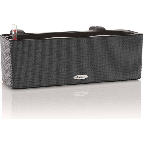 Lechuza Übertopf Cube Color Triple 14 x 40 x 13,5 cm schiefergrau Blumentöpfe & Übertöpfe