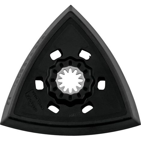 Piastra di levigatura triangolare Starlock con misura angolare di 93 mm a strappo