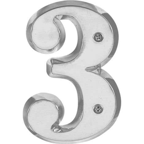 N°3 - Zamak Chromé 80mm - 4005157