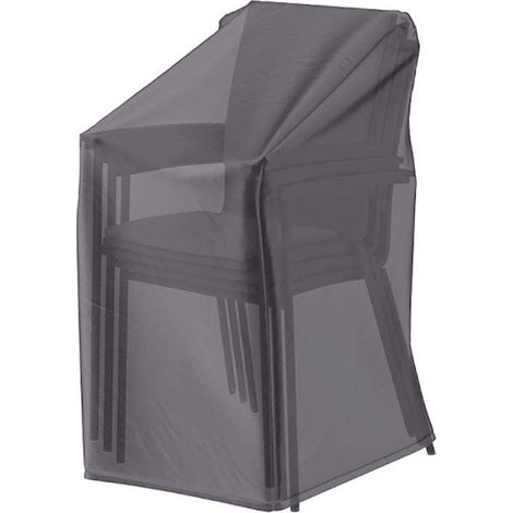 Housse de chaise de jardin 7962 67x67x110 AeroCover grise Homms (1/4)